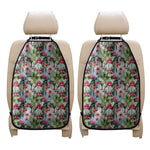 Vintage Cactus And Flower Print Car Seat Organizers