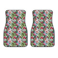Vintage Cactus And Flower Print Front Car Floor Mats