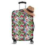 Vintage Cactus And Flower Print Luggage Cover