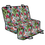 Vintage Cactus And Flower Print Pet Car Back Seat Cover
