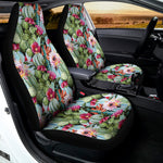 Vintage Cactus And Flower Print Universal Fit Car Seat Covers
