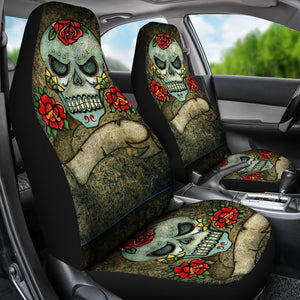 Vintage Calavera Universal Fit Car Seat Covers GearFrost