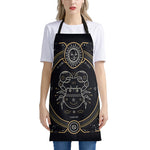 Vintage Cancer Zodiac Sign Print Apron