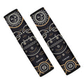 Vintage Cancer Zodiac Sign Print Car Seat Belt Covers