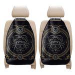 Vintage Cancer Zodiac Sign Print Car Seat Organizers
