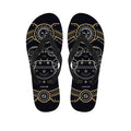 Vintage Cancer Zodiac Sign Print Flip Flops