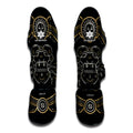 Vintage Cancer Zodiac Sign Print Muay Thai Shin Guards