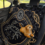 Vintage Cancer Zodiac Sign Print Pet Car Back Seat Cover