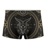 Vintage Capricorn Zodiac Sign Print Men's Boxer Briefs