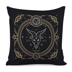 Vintage Capricorn Zodiac Sign Print Pillow Cover