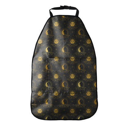 Vintage Celestial Pattern Print Car Seat Organizers
