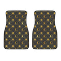 Vintage Celestial Pattern Print Front Car Floor Mats