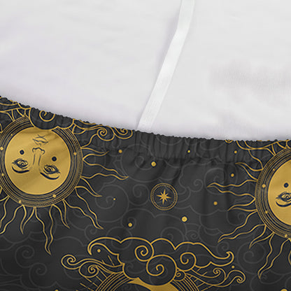 Vintage Celestial Pattern Print Sofa Cover