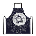 Vintage Celestial Sun Print Apron