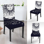Vintage Celestial Sun Print Dining Chair Slipcover