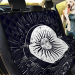 Vintage Celestial Sun Print Pet Car Back Seat Cover