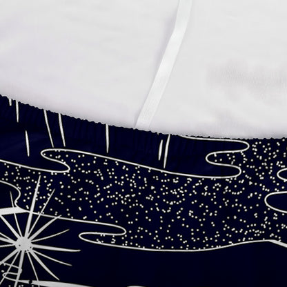 Vintage Celestial Sun Print Sofa Cover