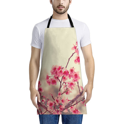 Vintage Cherry Blossom Print Apron