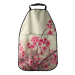 Vintage Cherry Blossom Print Car Seat Organizers