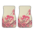 Vintage Cherry Blossom Print Front Car Floor Mats