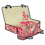 Vintage Cherry Blossom Print Pet Car Back Seat Cover