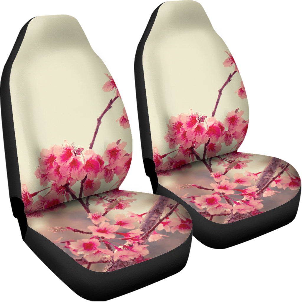 Vintage Cherry Blossom Print Universal Fit Car Seat Covers