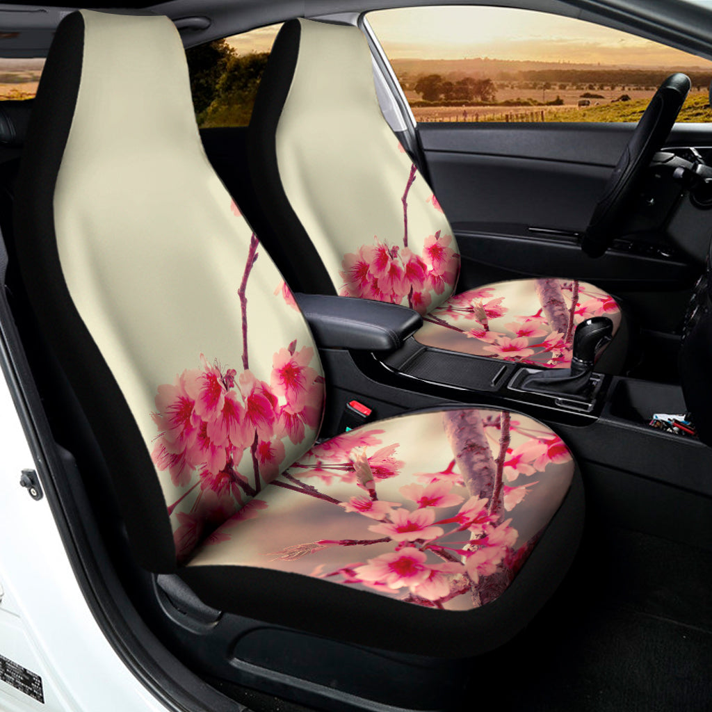 Vintage Cherry Blossom Print Universal Fit Car Seat Covers
