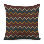 Vintage Chevron Knitted Pattern Print Pillow Cover