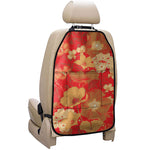 Vintage Chinese Flower Print Car Seat Organizers