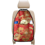 Vintage Chinese Flower Print Car Seat Organizers