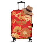 Vintage Chinese Flower Print Luggage Cover