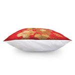Vintage Chinese Flower Print Pillow Cover