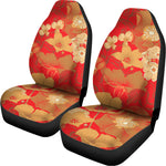 Vintage Chinese Flower Print Universal Fit Car Seat Covers