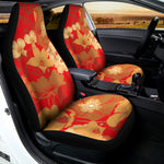 Vintage Chinese Flower Print Universal Fit Car Seat Covers