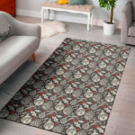 Vintage Christmas Decorations Print Area Rug