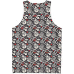 Vintage Christmas Decorations Print Men's Tank Top