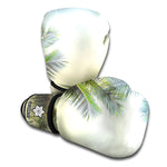 Vintage Coconut Tree Print Boxing Gloves