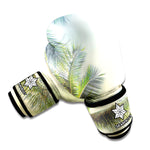 Vintage Coconut Tree Print Boxing Gloves