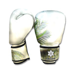 Vintage Coconut Tree Print Boxing Gloves