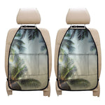 Vintage Coconut Tree Print Car Seat Organizers