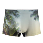 Vintage Coconut Tree Print Men's Boxer Briefs