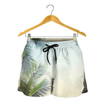 Vintage Coconut Tree Print Women's Shorts