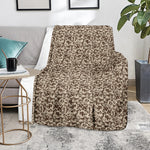 Vintage Coffee Bean Pattern Print Blanket