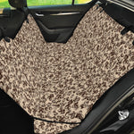 Vintage Coffee Bean Pattern Print Pet Car Back Seat Cover