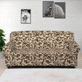 Vintage Coffee Bean Pattern Print Sofa Cover