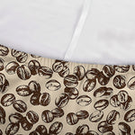 Vintage Coffee Bean Pattern Print Sofa Cover