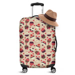 Vintage Cupcake Pattern Print Luggage Cover
