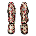 Vintage Cupcake Pattern Print Muay Thai Shin Guards