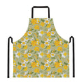 Vintage Daffodil Flower Pattern Print Apron