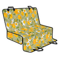 Vintage Daffodil Flower Pattern Print Pet Car Back Seat Cover